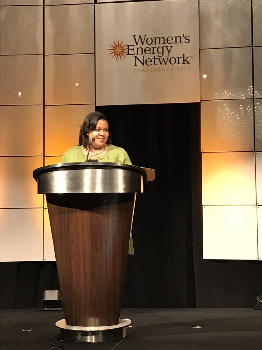 jaime480's tweet photo. Closing ceremony with @CHonorableFERC. "We need to be confident in our ability." What an incredible woman in energy leadership! #WENconf17 https://t.co/jW4TdE00Jt