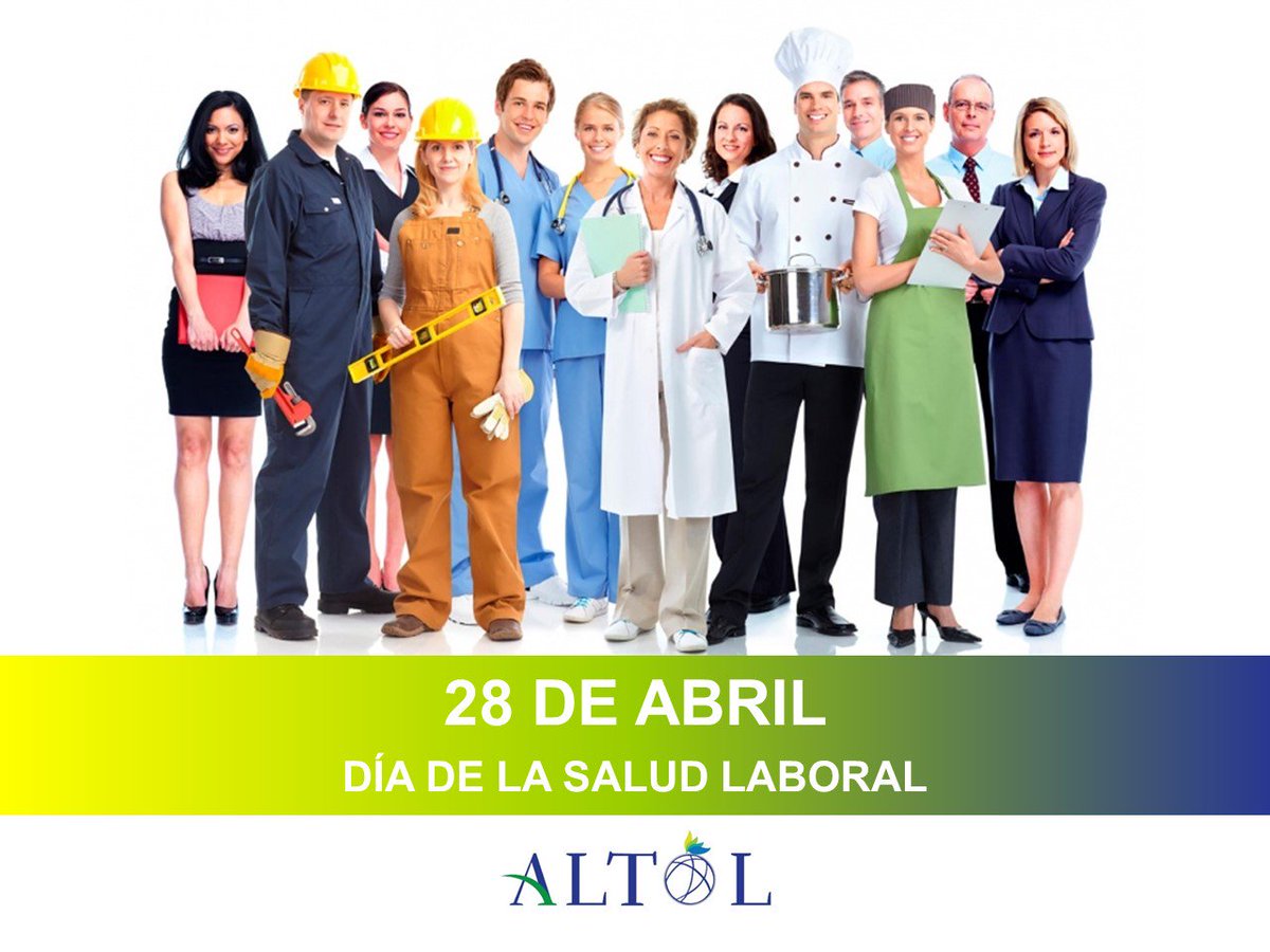 altolrd's tweet photo. La celebración del #DíaMundialDeLaSaludLaboral es para promover el trabajo seguro, saludable y digno. #SaludOcupacional #Salud #Seguridad👍 https://t.co/6f93zAvyEa