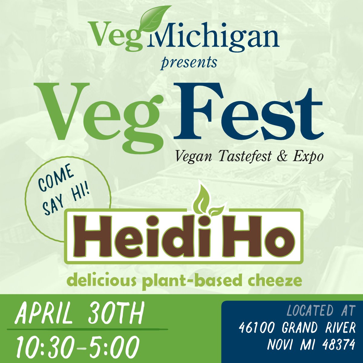 HeidiHoFoods's tweet image. Hey Michigan! Are you ready for some Heidi Ho nachos?! Check out @VegMichigan for more info! #freenachos #freecheeze #michiganvegfest