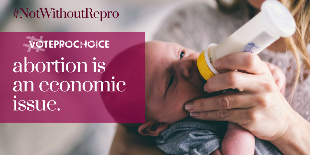 VoteChoice's tweet image. Economic justice will not happen without #reprorights! #NotWithoutRepro  #100DaysRJ