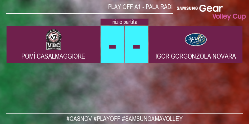 LegaVolleyF's tweet photo. #CasNov La partita è appena iniziata! #Playoff #SamsungAmaVolley Guarda il match live su https://t.co/CijYcyRERc https://t.co/KCcSyeb9E1