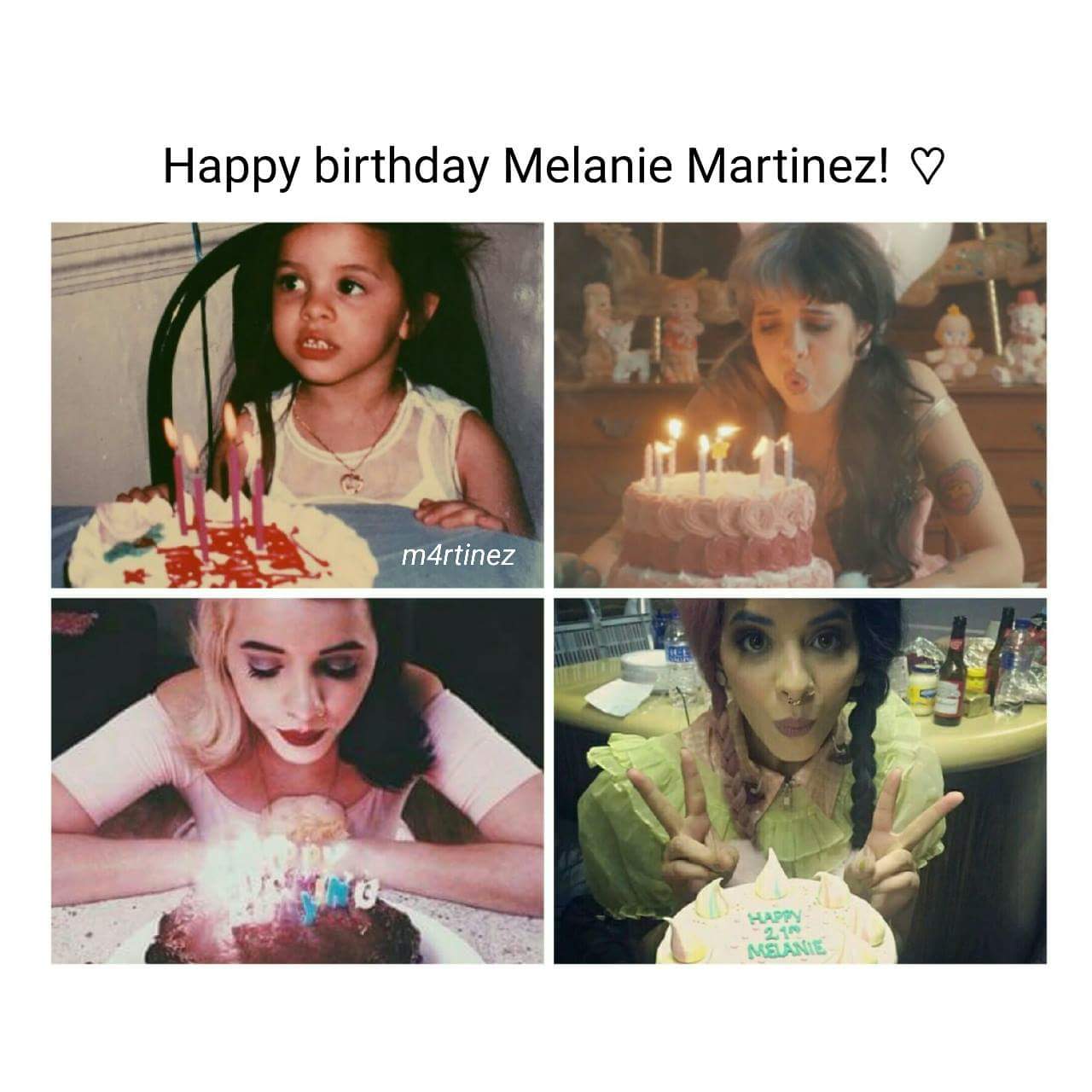   Happy Birthday Melanie Martinez I love you so much You\ll always be my baby 22 Years 