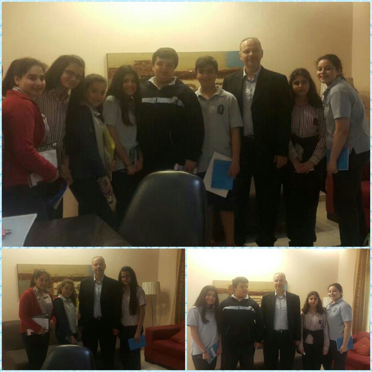 Groups from G8 discussing with Dr Nabil Akkawi the effects of modern technology on teenagers well-being. <a href="/Hhhsinfo/">Houssam Hariri HS</a> <a href="/jana_abuorm/">jana abou orm</a> <a href="/zahilou/">lutfieh MAZLOUM</a>