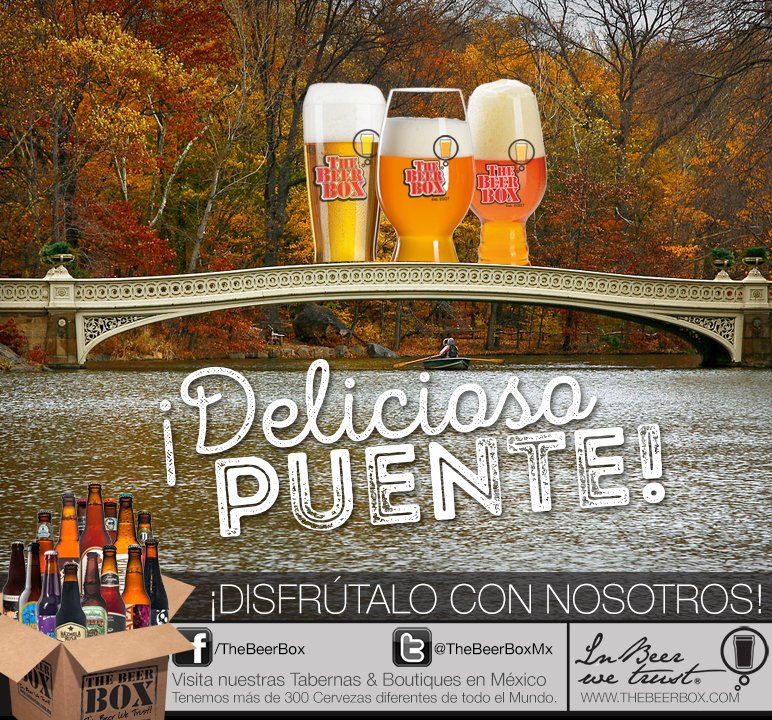 TheBeerBoxMx's tweet image. ¡Hey BeerLover que tu puente este lleno de nuestras delicias embotelladas y en barril!
Te esperamos con los brazos abiertos.
#Desrrobotízate