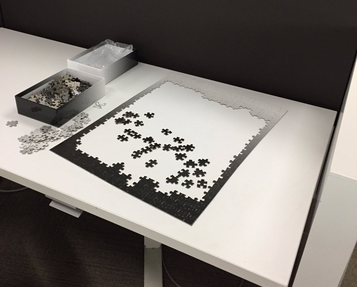 Natasha Daly On Twitter This Anonymous Puzzle Has Its Own Desk