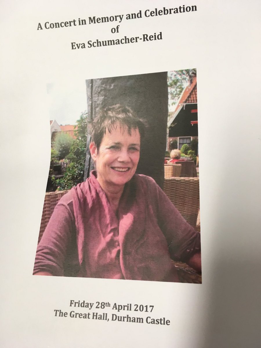 Margaret Masson (@margaretmasson) on Twitter photo Lovely tribute concert this evening <a href="/durhamcastle/">University College</a> in honour of Eva - clearly held in high regard & such deep affection. Lovely tribute concert this evening <a href="/durhamcastle/">University College</a> in honour of Eva - clearly held in high regard & such deep affection.