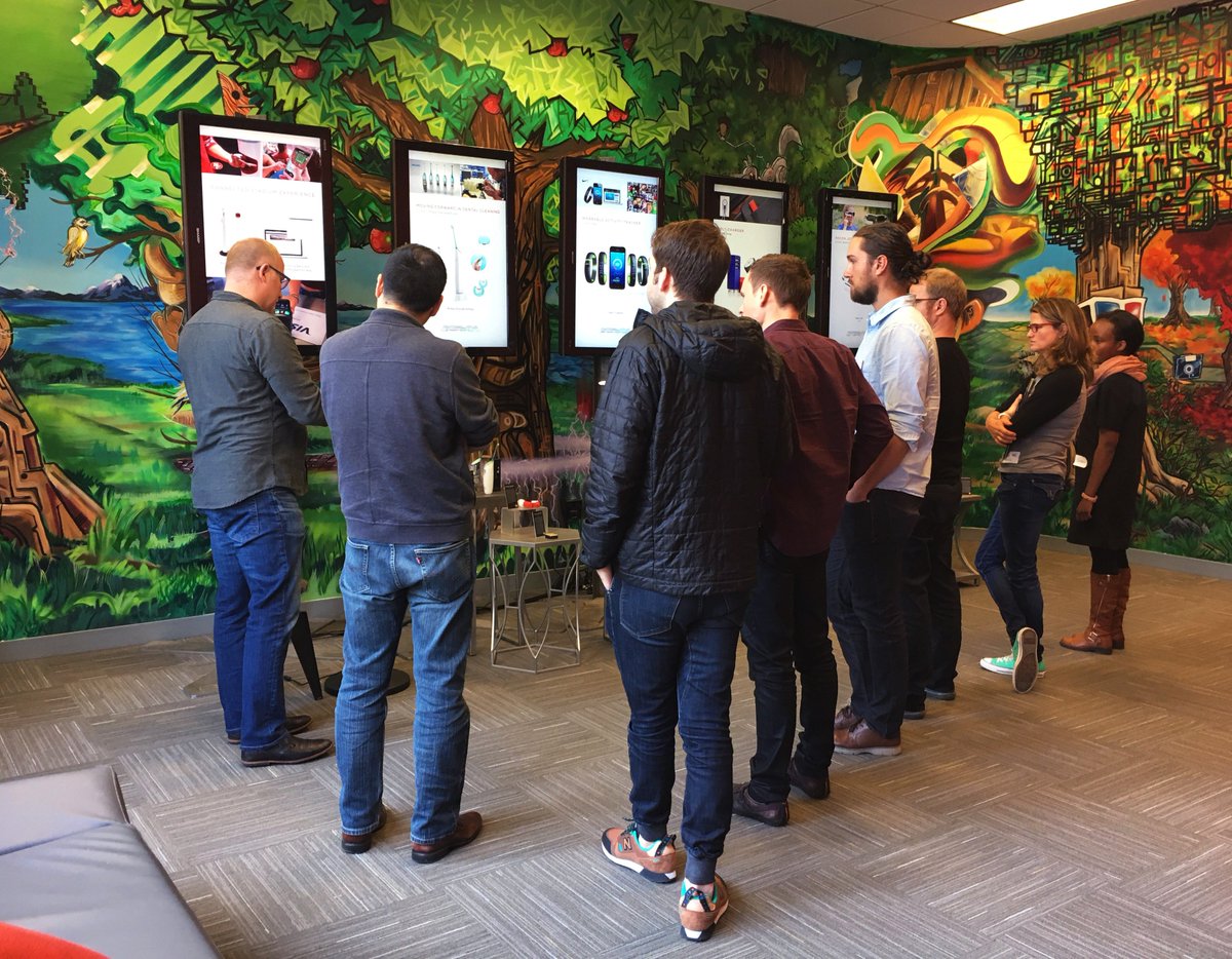synapse's tweet image. Andy led an awesome tour of the Seattle @synapse office for #HardwareWorkshop attendees today!