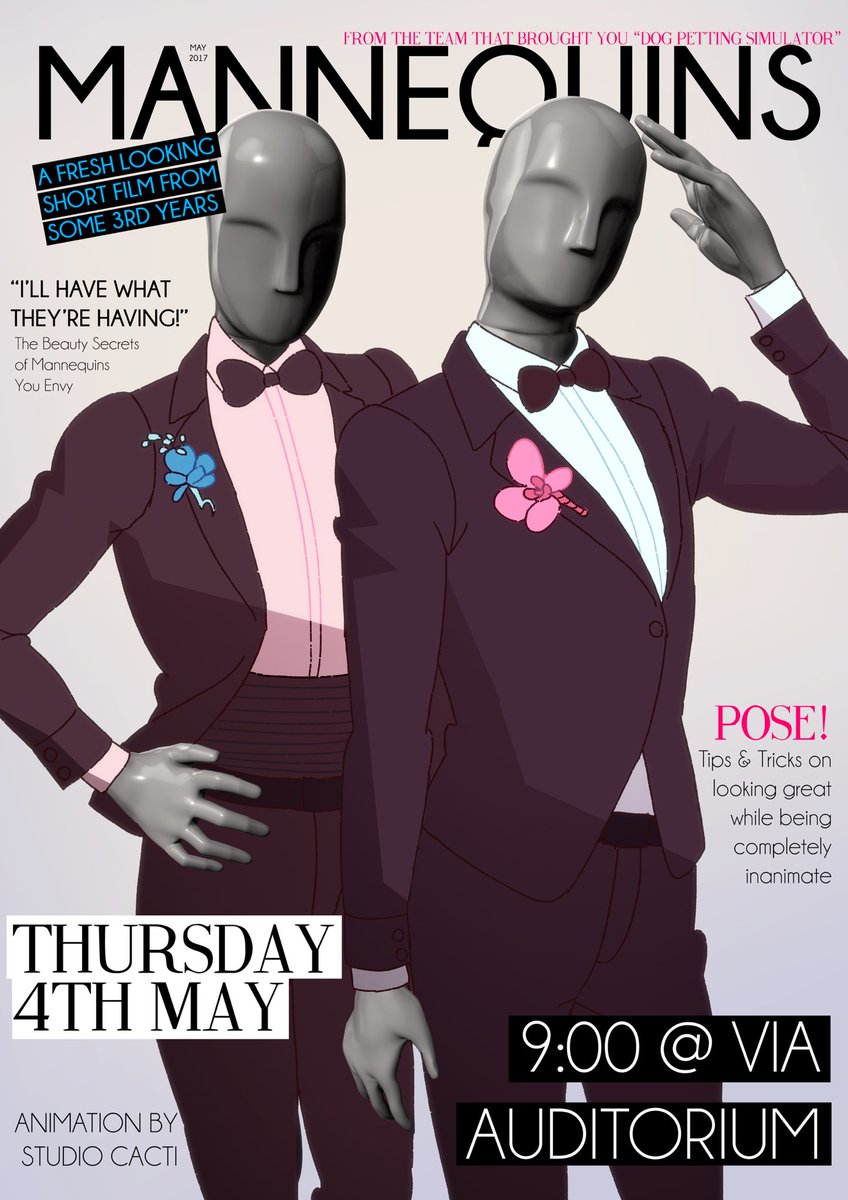 Premiering next Thursday the 4th of May ... #MANNEQUINS✨