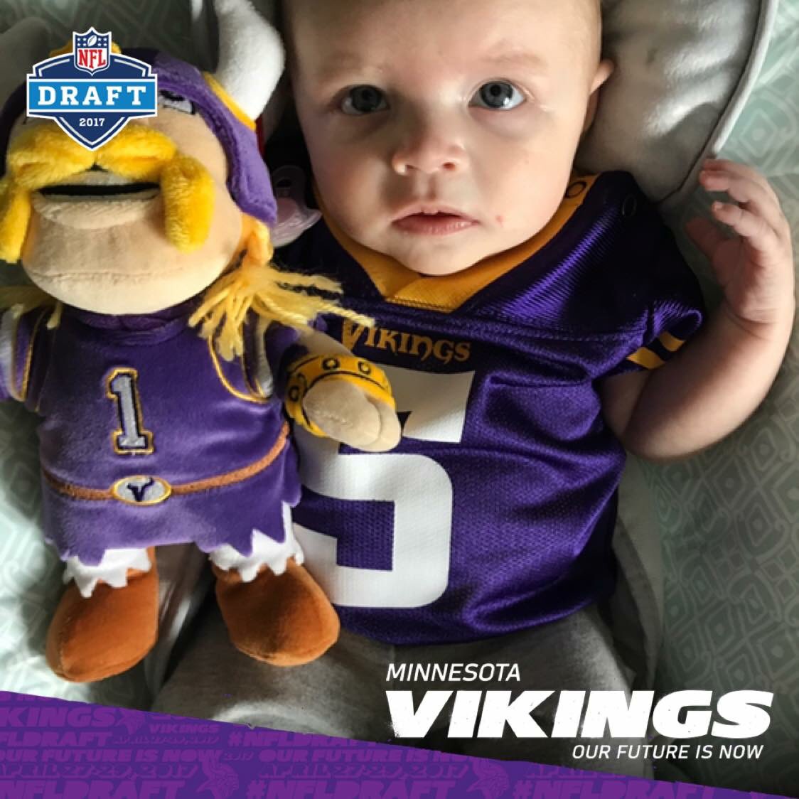 Keller1678's tweet photo. Let's go @Vikings! Let's make it happen Rick!#SKOL #NFLDraft https://t.co/AnUcVLV6Xz