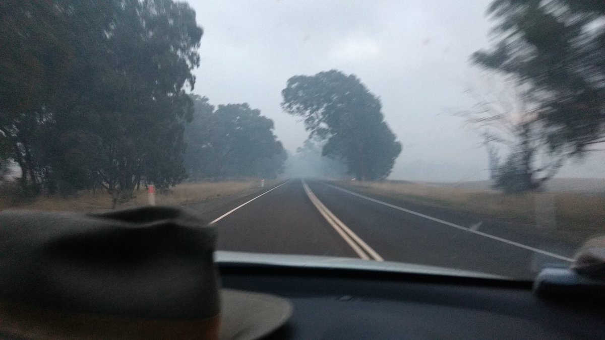 MountAvoca's tweet image. Still picking in the Pyrenees yet burning off. Smoke taint = millions $ of losses. Controls &amp;amp; permits?