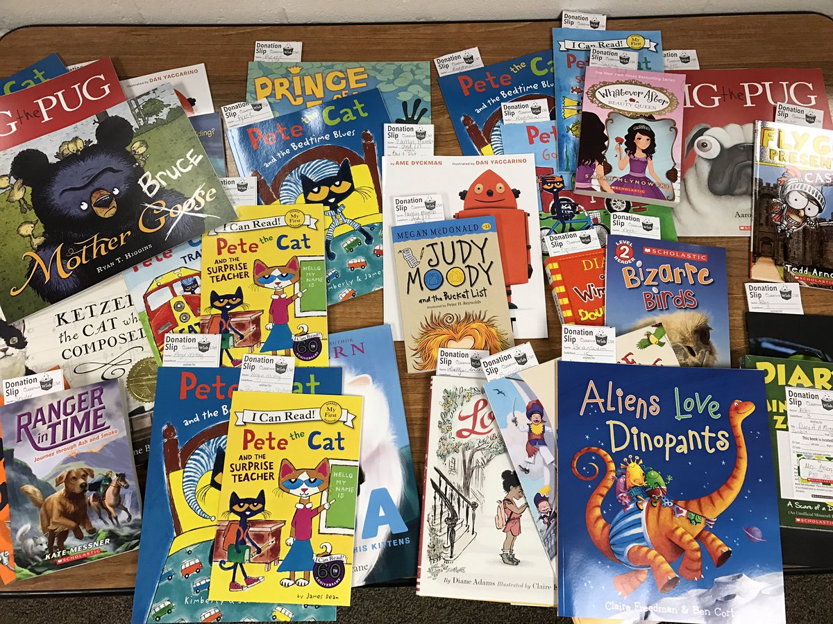 GWCESLib's tweet image. Who says there&apos;s no fairy godmother? Book Fair wishlists granted 🌟Thanks, Carver PTO! @GWCarverES