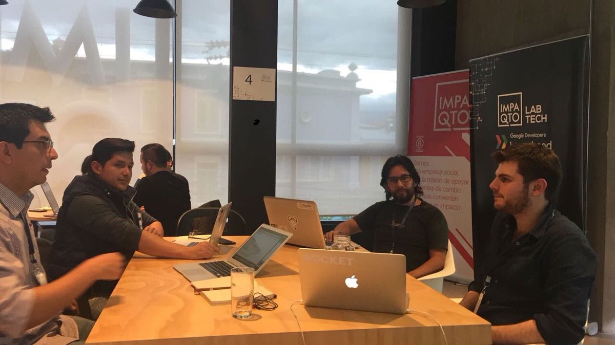 IMPAQTOec's tweet image. Cerramos la última jornada del #IMPAQTOLabTech con mentorías personalizadas con @JojoGiuffra #Google #Launchpad #Start