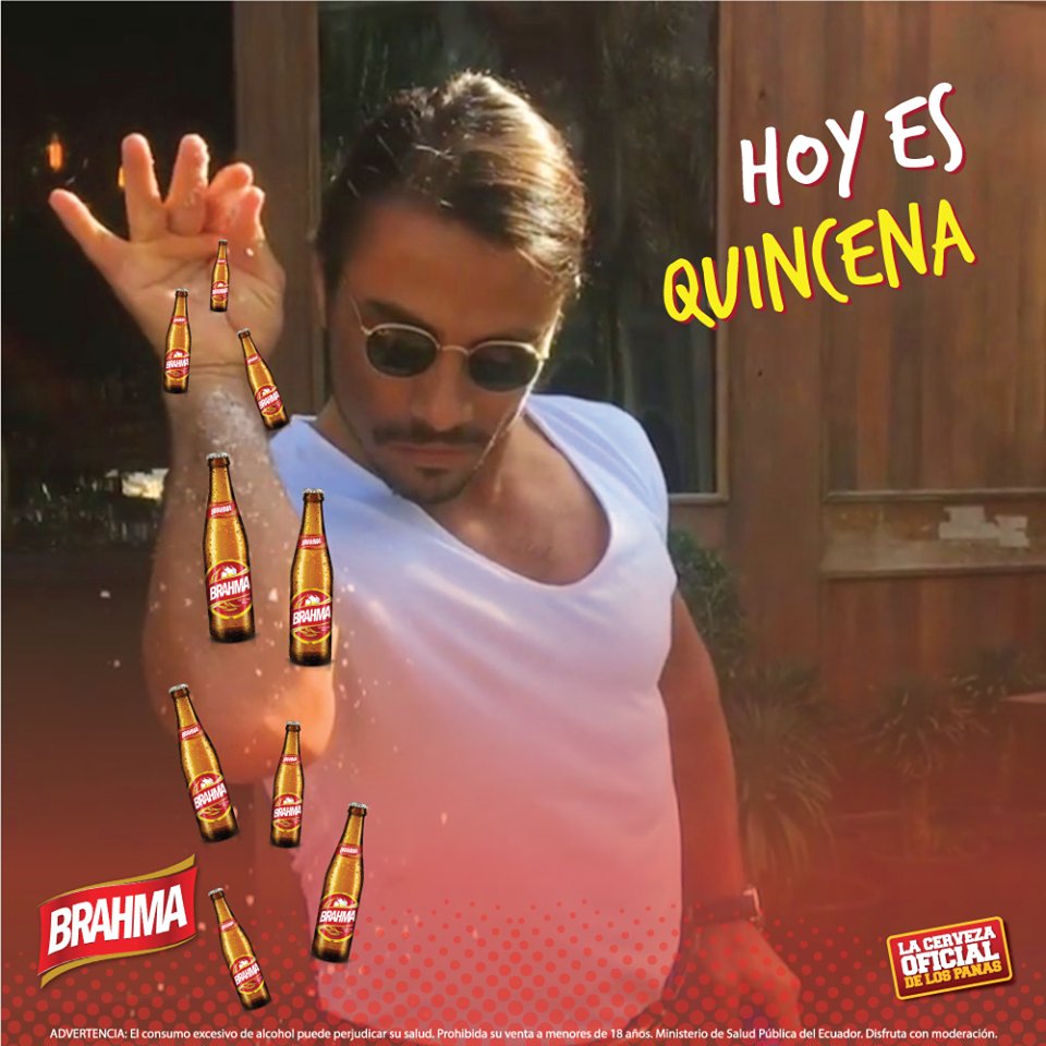 ¡Que hoy no llueva, porque es quincena! #VamosPorUnaBrahma