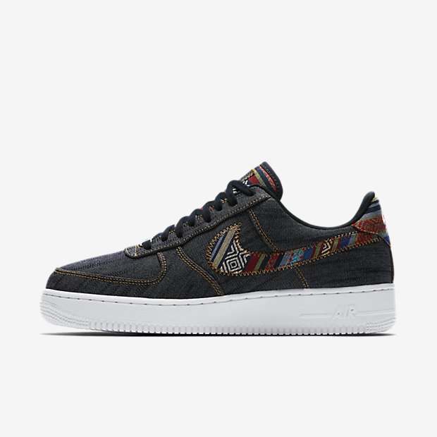 Nike air force 2025 1 afro punk black