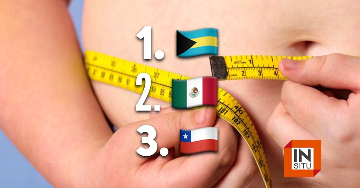 Sabias que Chile entre los tres países con mayor sobrepeso en Latinoamérica 🍔🍟 j.mp/2ppRxsi #sobrepeso #chile