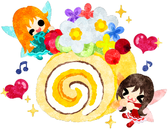 Atelier B W フリー素材とlineスタンプ 絵文字 Auf Twitter フリーのイラスト素材 小さくて可愛い妖精と花のロールケーキ Free Illustration A Cute Little Fairies And A Flower Roll Cake T Co Udbwtqeyrw T Co Vohhdz2jzh