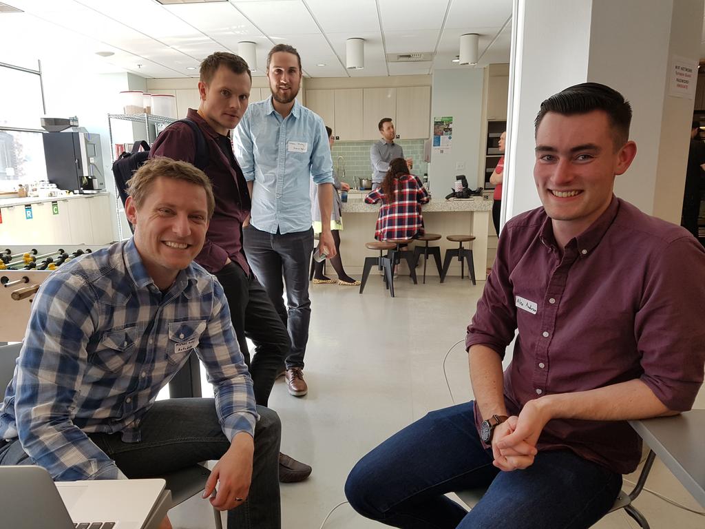 CyrChristina's tweet image. Great meeting @Michael_Aubrey of @autodesk, here with Marc Anderson @marcbarros #HardwareWorkshop So easy to talk with!