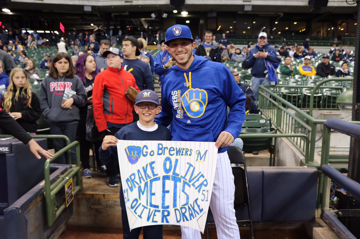 Milwaukee Brewers on X: Oliver Drake, meet Drake Oliver. #Brewers