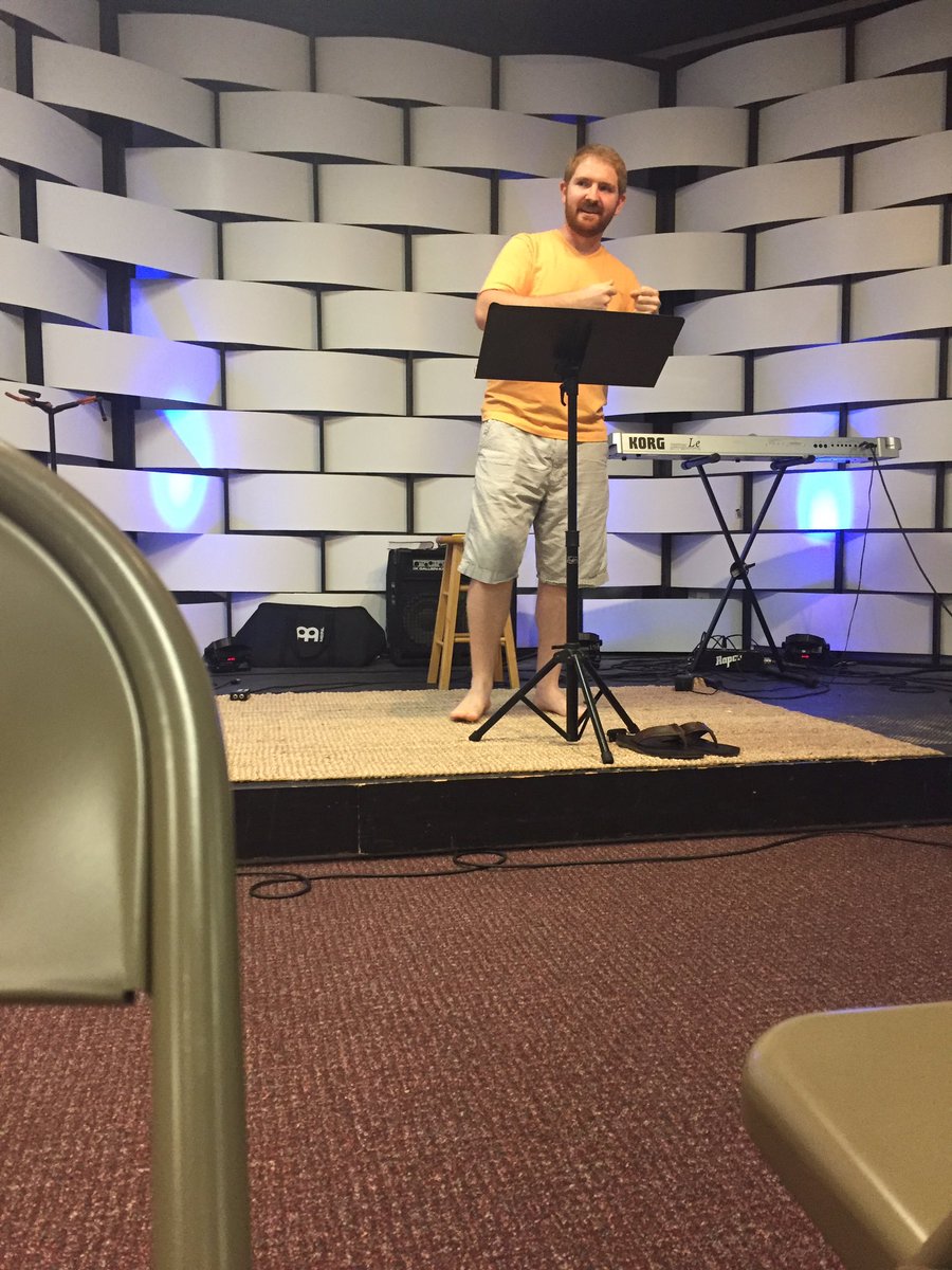 Last night of preaching lab at <a href="/opendoornc/">Open Door Church</a>. Grateful for our interns and their work in the text. #barefootpreacher