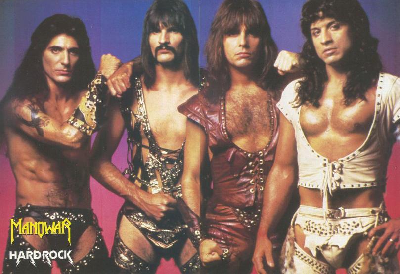 Happy 52nd Birthday Karl Logan of MANOWAR, who posed for one of the great band photos of all time. 