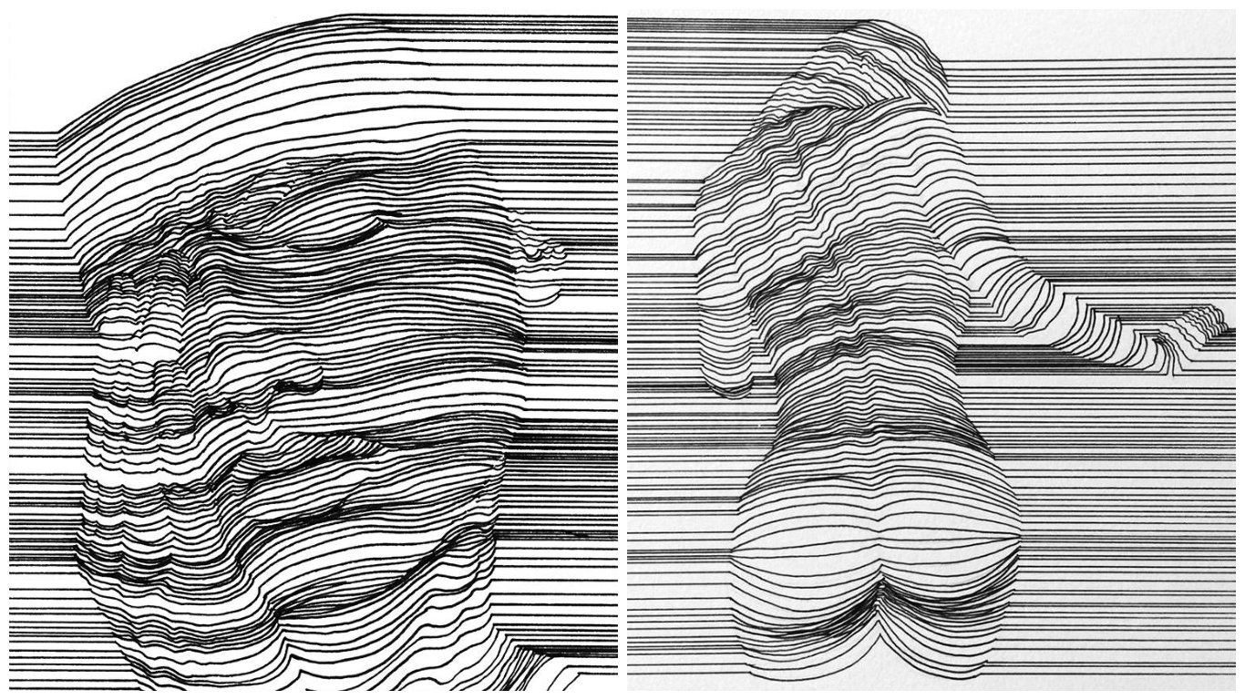 Creators on Twitter: "[NSFW] Erotic nudes emerge from 3D optical