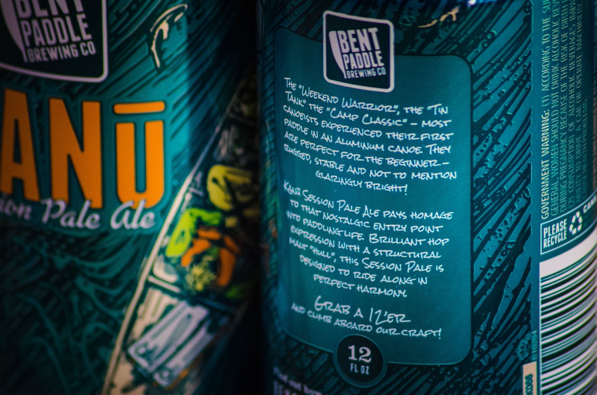 bentpaddlebeer's tweet photo. Introducing our newest flagship &amp; first ever 12 pack: KANŪ Session Pale Ale. Landing at 4.8% ABV | 48 IBU" Try it 1st at #Festiversary 5.13 https://t.co/kETAFVBVNT