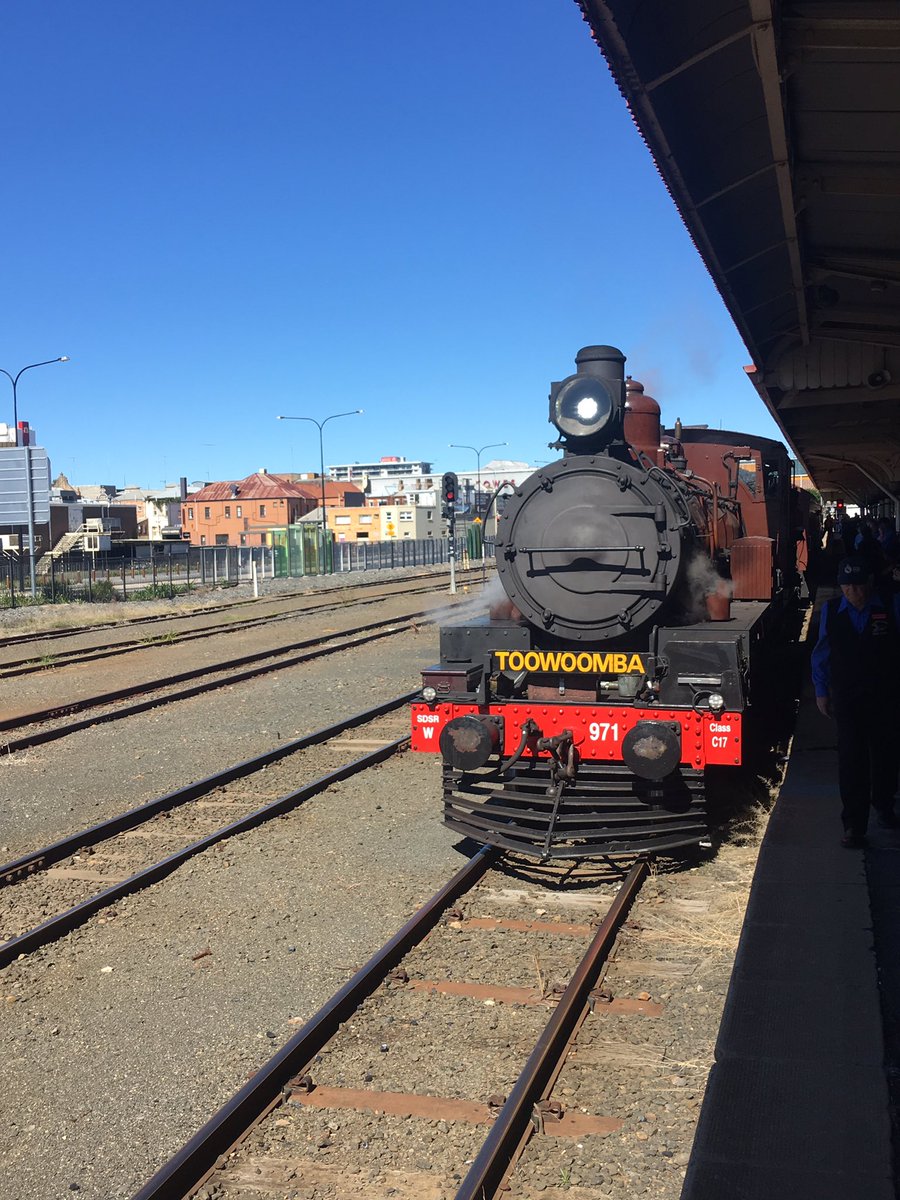 An old loco still puffing along. Toowoomba Queensland