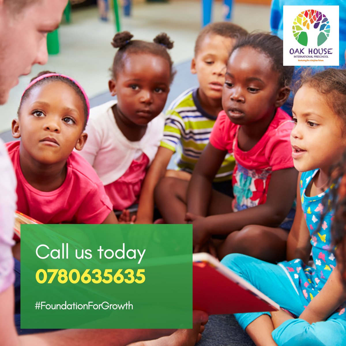 OakHouseIntl's tweet image. #OakHouseInternational offers secure living environment for children: 6 months to 6 yrs #FoundationForGrowth. September intake in progress