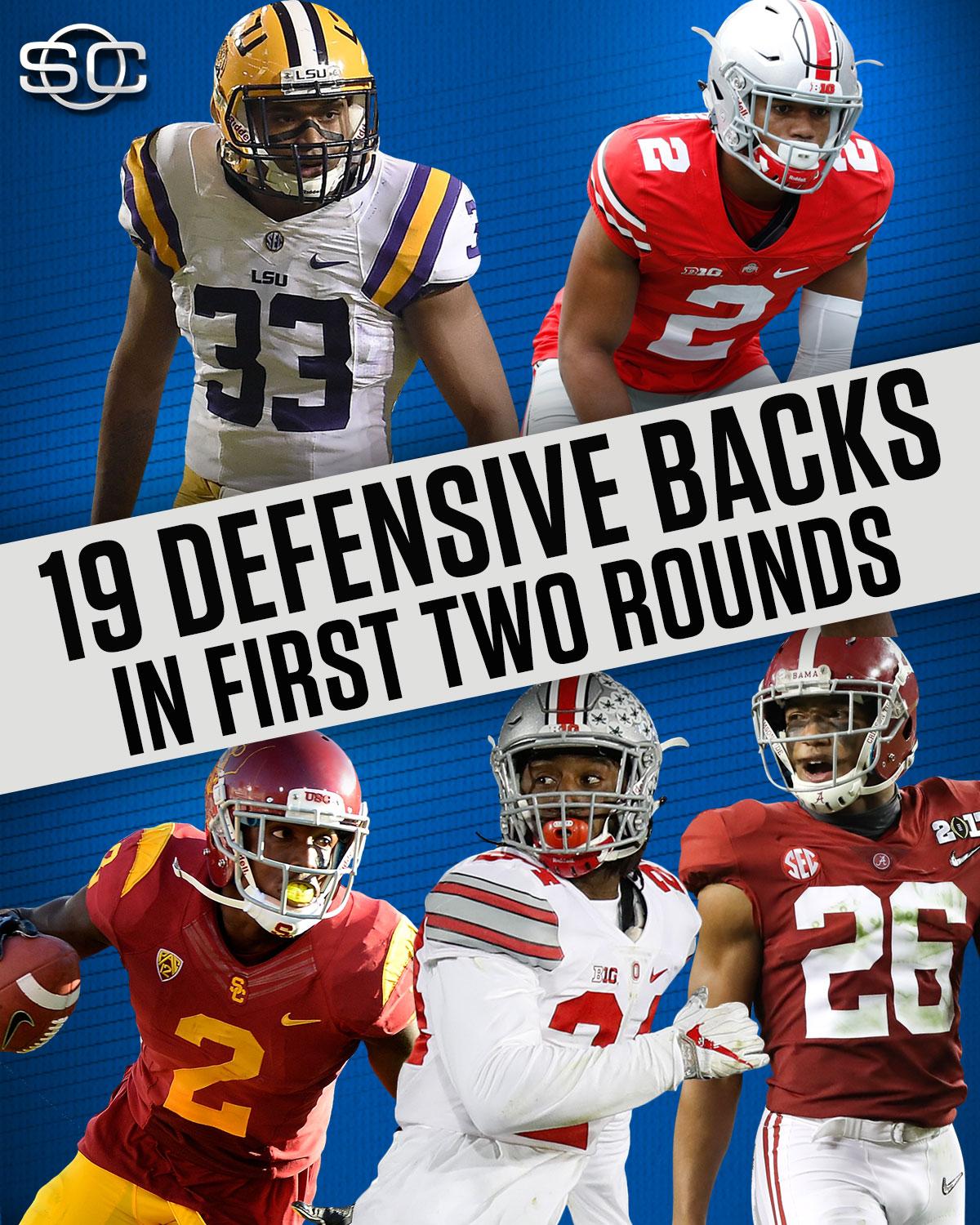 SportsCenter on Twitter "A record number of defensive backs went off