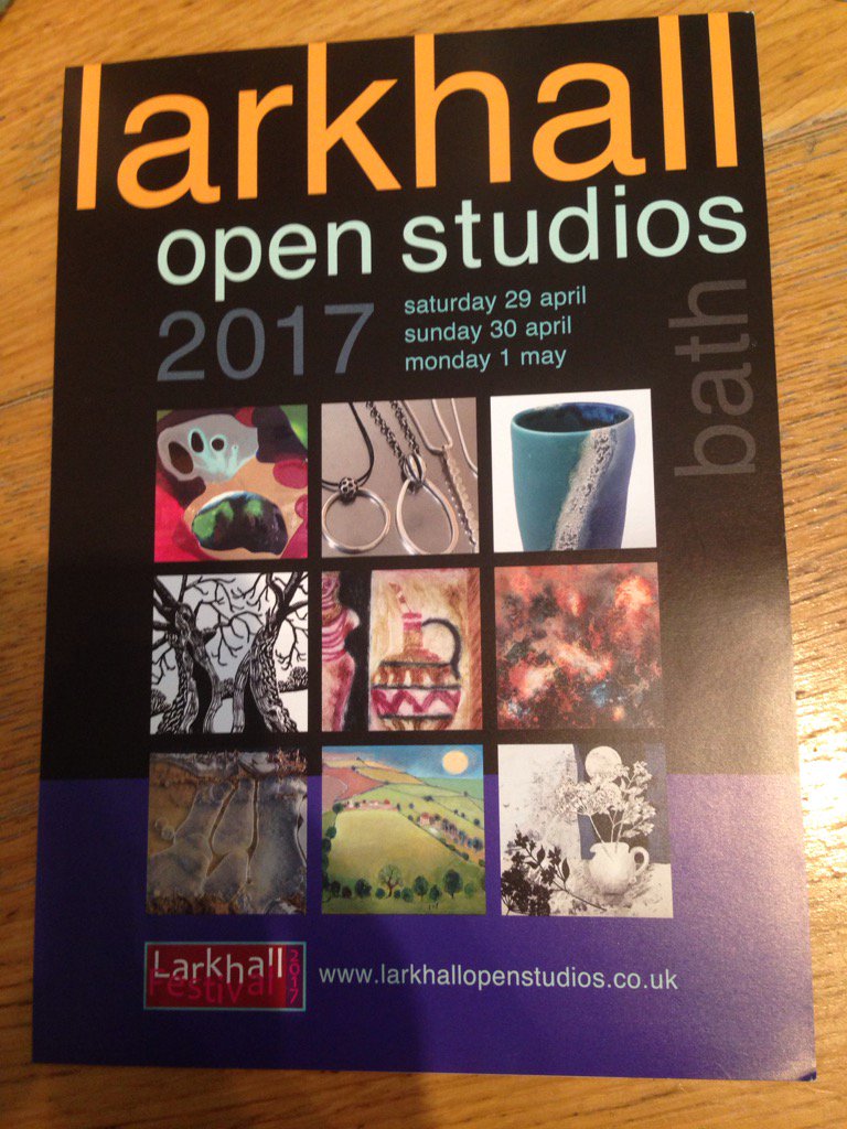 Morning tweeps! It all starts today <a href="/LarkhallOpen/">LarkhallOpenStudios</a> Studios <a href="/LarkhallFest/">Larkhall Festival</a> come and see some art #Bath <a href="/bathindiechat/">Bath Indie Chat</a>