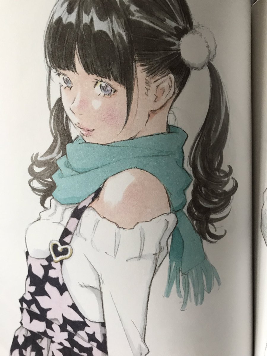 窪之内さんのラクガキノートが届いたけど女の子が可愛すぎる。
この柔らかさが凄く良い! 