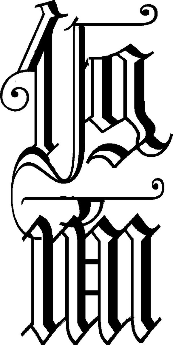 ハコ 原稿30 60 Twitterren ちまちまロゴづくり 今回は英字フォント のblackletterをエレメントに分解 漢字に再構成する手法を試してます 黒執事 のロゴみたいな作り方