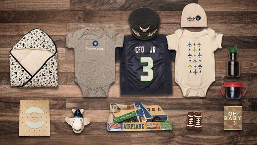 The perfect gift for our new CFO Jr. Congrats <a href="/DangeRussWilson/">Russell Wilson</a> on your healthy baby girl.