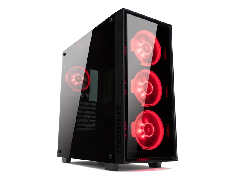 PCBuilderProbs's tweet image. After years of having a shit CyberpowerPC case I just ordered a new one, the Mean It 5PM Red LUM. Yup, I&apos;ve never heard of them either