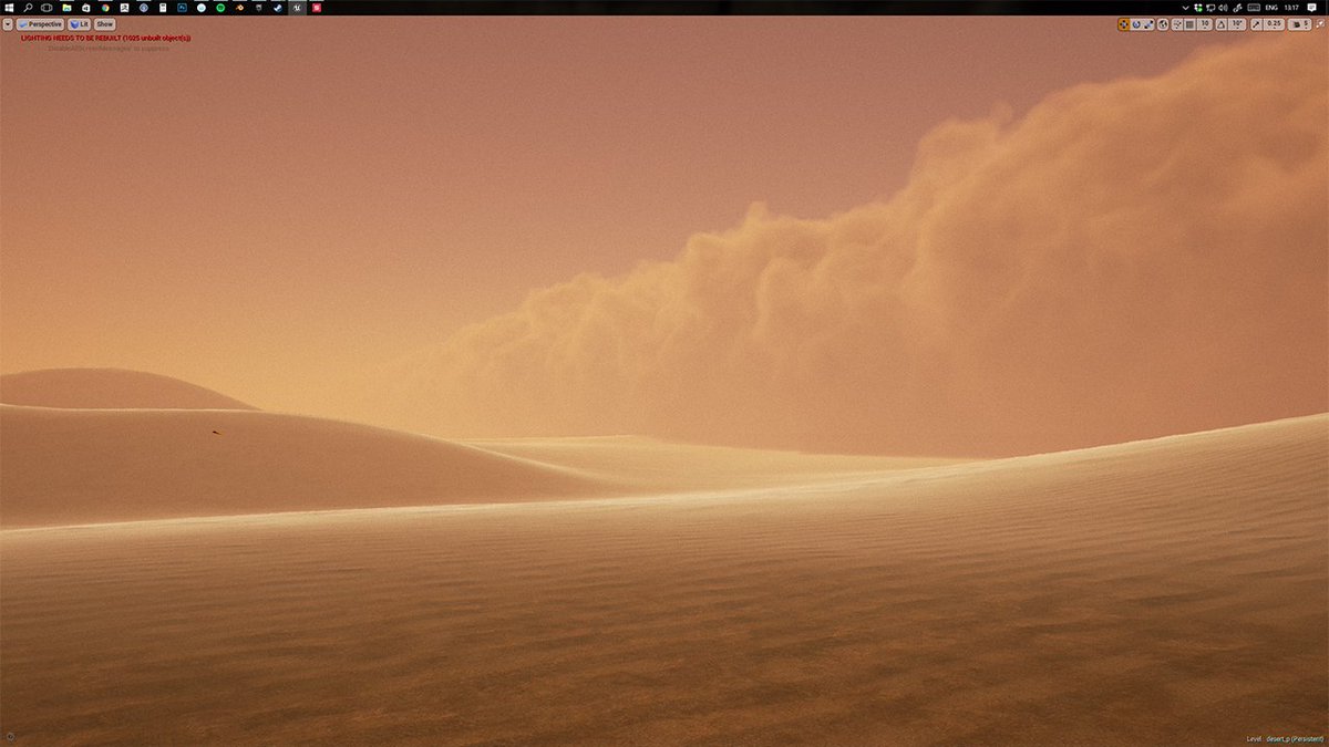 Studio Anrk Building A Desert Sandstorm In Unreal Engine Vr Storm Vive Oculus Gamedev Indiedev Nature Indiegaming Screenshotsaturday T Co 6h0xtktl24