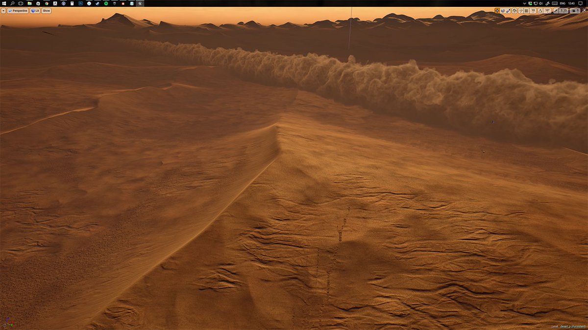Studio Anrk Building A Desert Sandstorm In Unreal Engine Vr Storm Vive Oculus Gamedev Indiedev Nature Indiegaming Screenshotsaturday T Co 6h0xtktl24