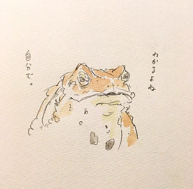 まるで鳥獣戯画のよう！急ぎすぎだおたまじゃくしが可愛い！