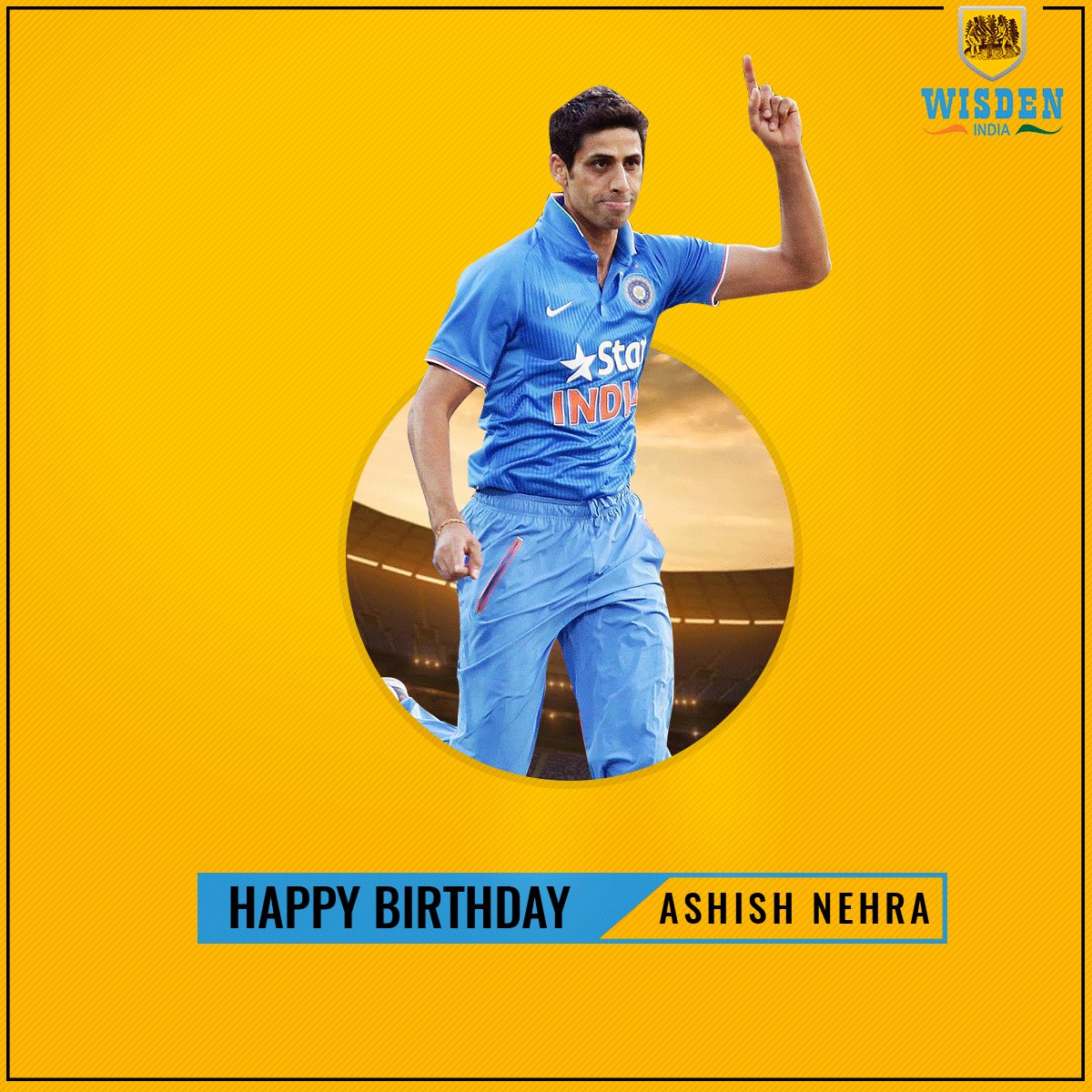 Wishing a very Happy Birthday to Indian pacer Ashish Nehra! 