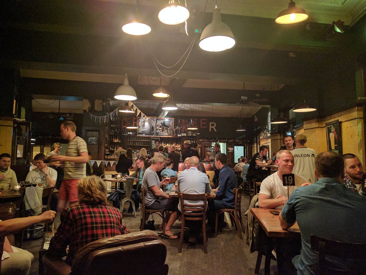 Still at <a href="/localtaphouseDL/">The Local Taphouse</a>. At the far corner table. "Corner-copia". Great pub.