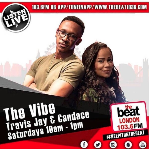 TheBeat1036fm's tweet photo. .@travisjayent & @canniix are in the building! Tune in for #TheVibe coming up #60SecondNews, #ThePerspective, #LyricCheck #AgonyGang & more https://t.co/12QPmIsYf4