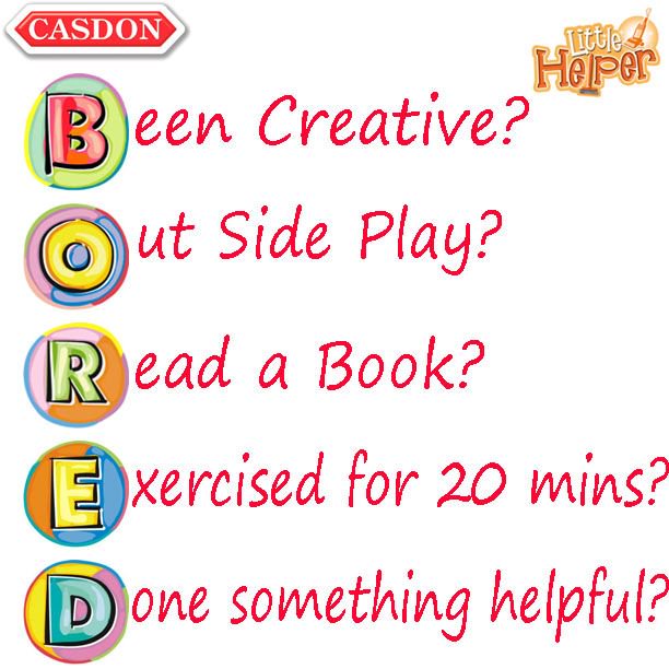 Do your little ones complain of being bored? Try this as a starter to prevent boredom #activities #bored #parentingtip 😃