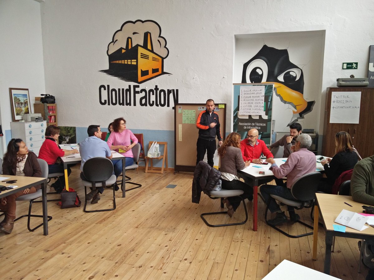 unairoldan's tweet image. Arrancando #Road2BAOS. Hoy con #EstimationAtScale en @SeAceptanIdeas