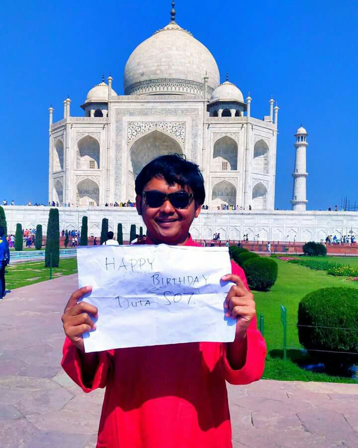 Happy Birthday, selamat ulang tahun, the best from Taj Mahal India  