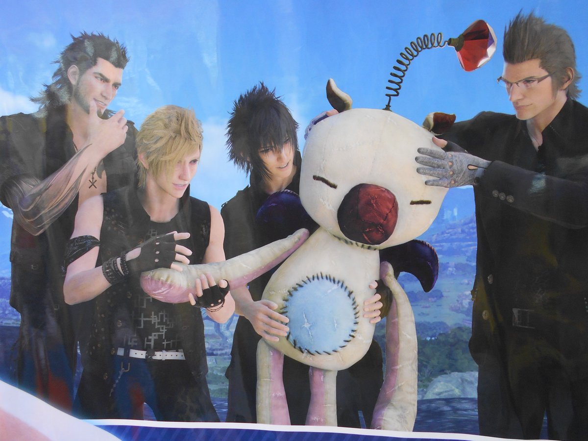 ぬいぐるみ FF15 FFXVケニー•クロウ&モーグリアミューズメント