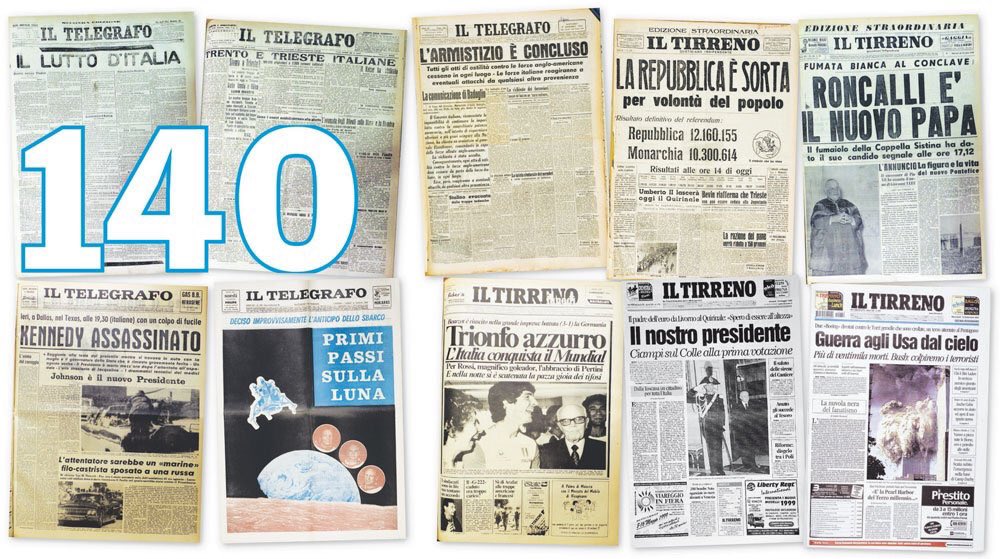 Auguri ai 140 anni de @iltirreno #Tirreno140