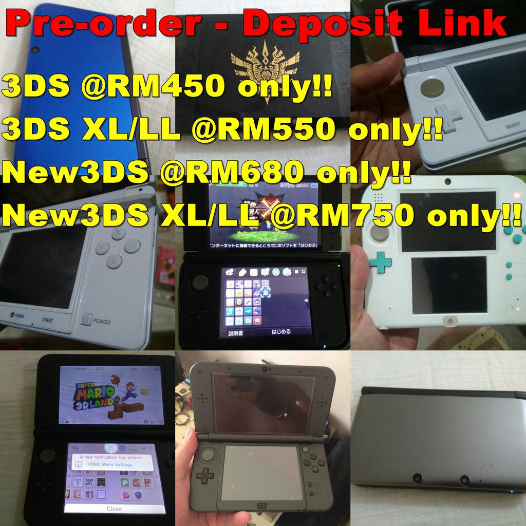 nintendo 3ds xl shopee