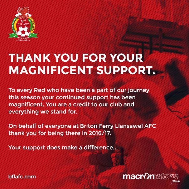 bflafc's tweet image. THANKS FOR YOUR SUPPORT! To the fans at the #OldRd &amp;amp; the Reds on the road thanks for your continued support this season. #classfans #oneclub