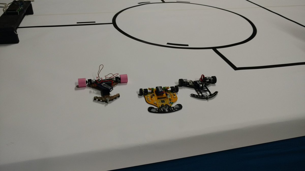 Los 3 primeros clasificados en rasteadores en #robolid2017