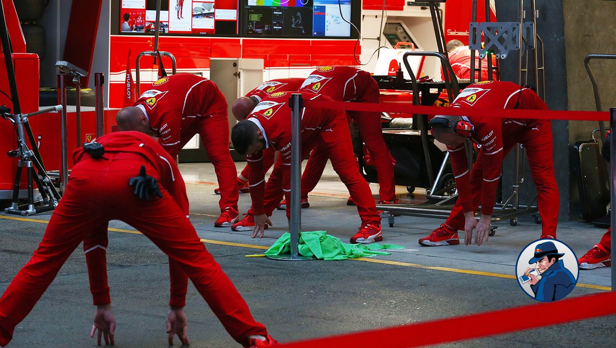 redbullracing's tweet image. SPY: Nobody at Ferrari looked forward to the annual visit by the team proctologist. 🕵 #RBspy