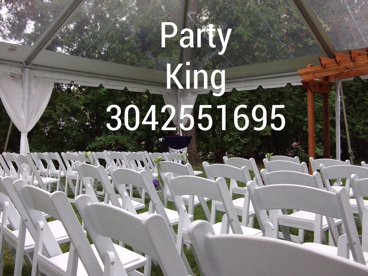 partykingwv's tweet image. partykingrentals.net
Equipment Rentals, Event Floral Design, Party Sales &amp;amp; Supplies.  Call us today 3042551695 3047445201 #wv #ShopWV